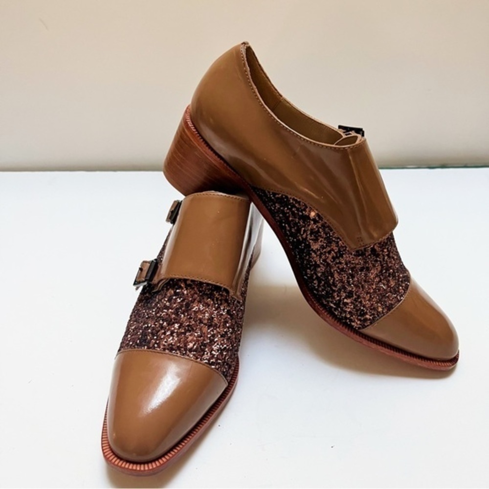 💋Anthropologie Vanessa Tao glittery shoes. Size 39 or size 8 - Picture 7 of 7